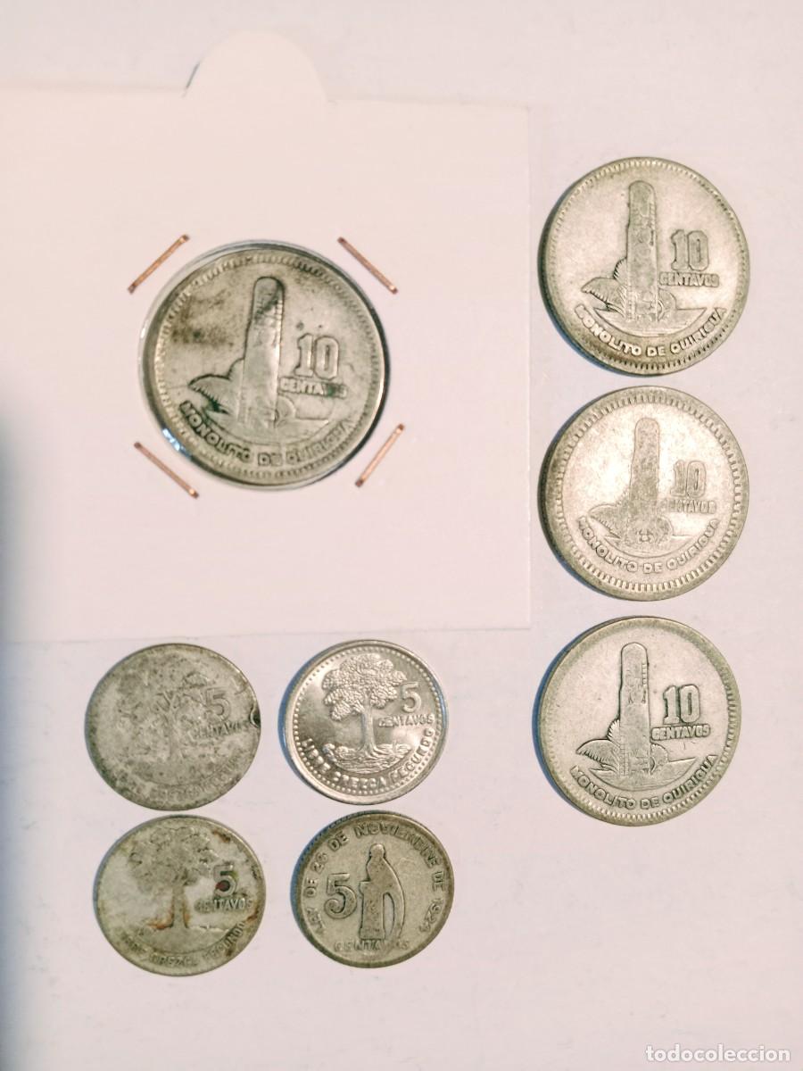 Alte M&uuml;nzen aus Amerika: GUATEMALA 8 monedas de Plata