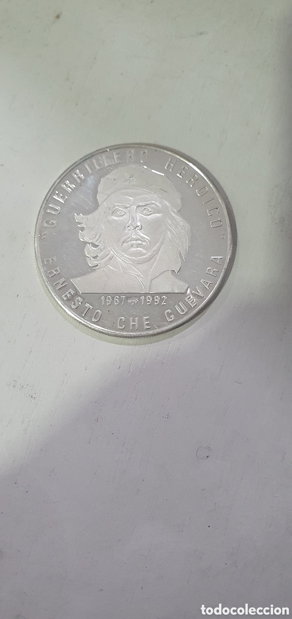 Alte M&uuml;nzen aus Amerika: SALIDA 0.01&euro;. 10 Pesos Cuba. 1992. Plata fina 0.999. Ver fotos. (L57)
