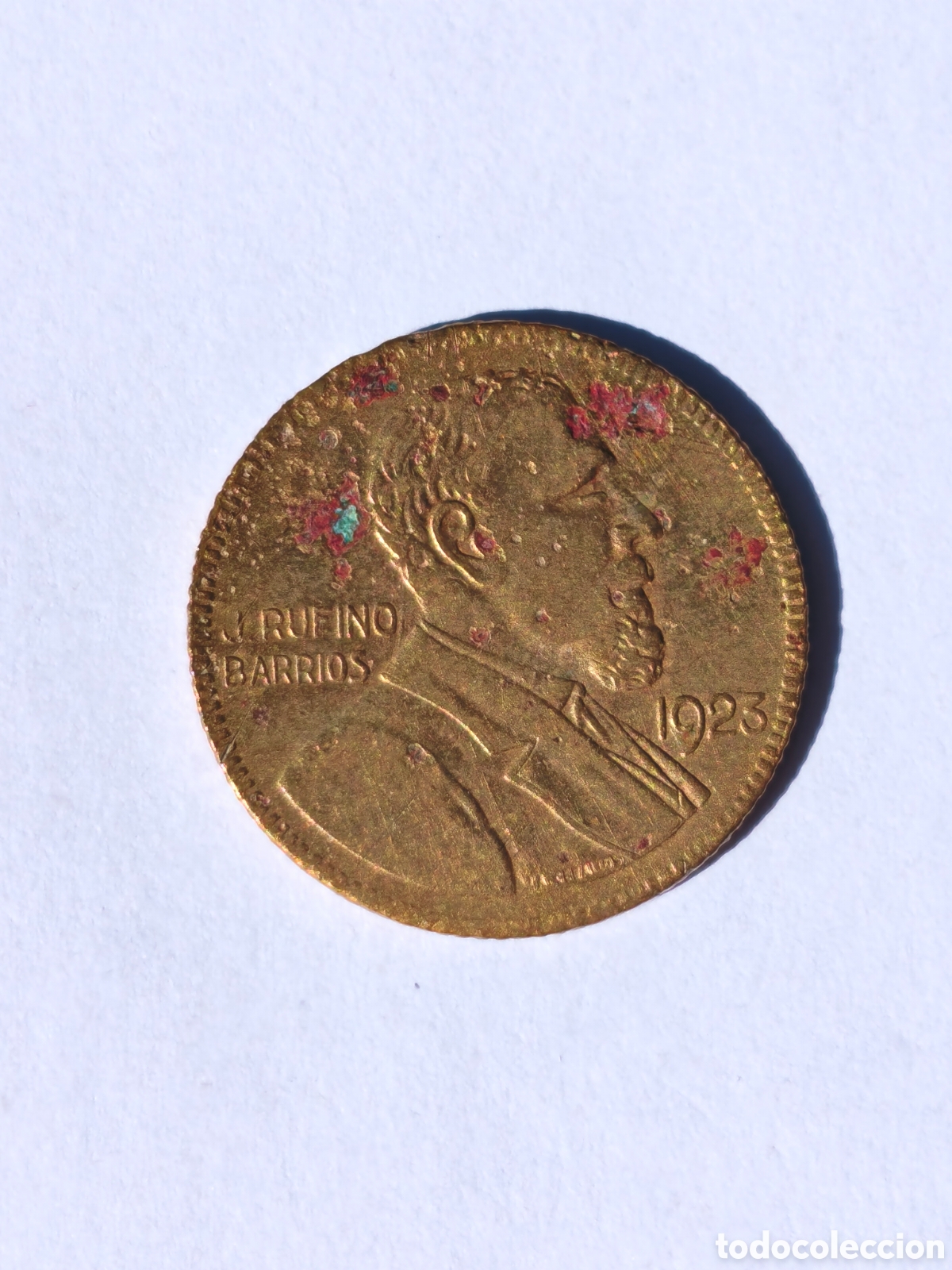 Alte M&uuml;nzen aus Amerika: 5 pesos Guatemala 1923
