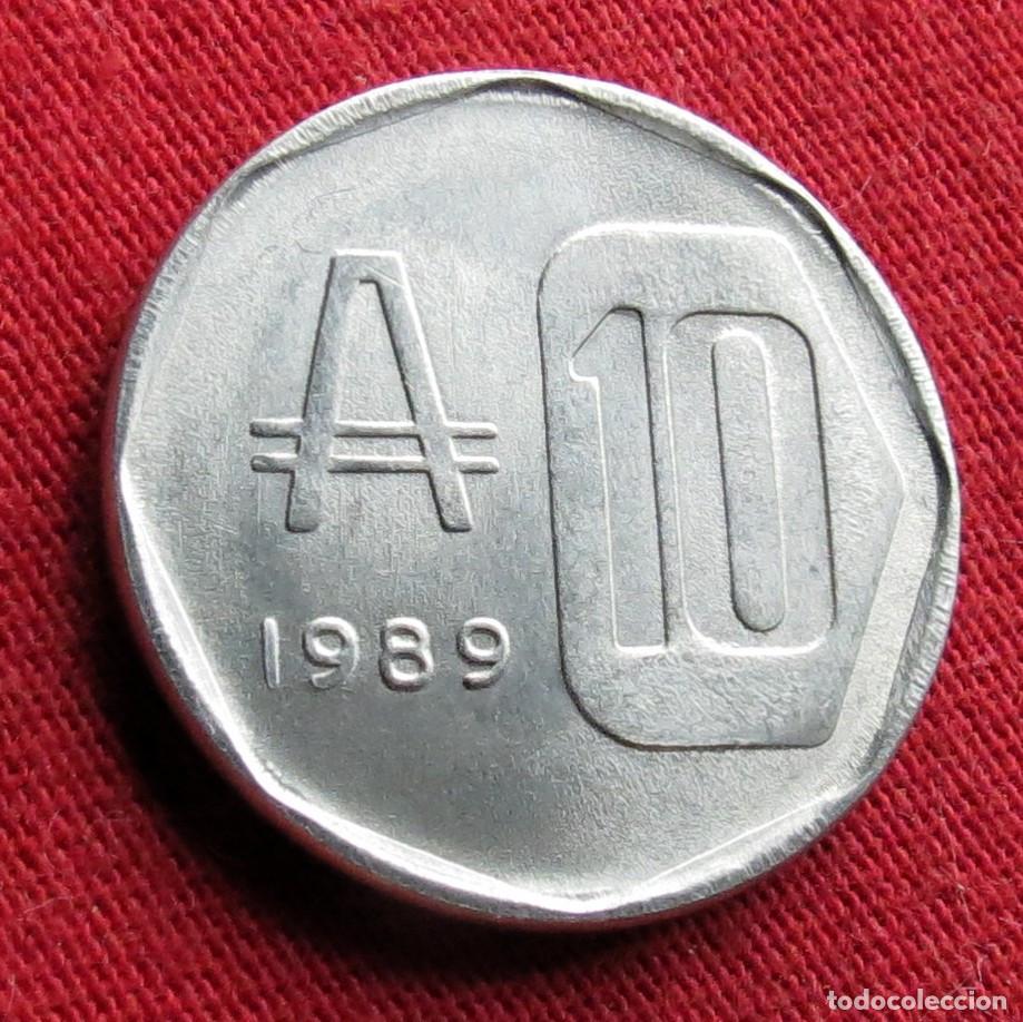 Monnaies anciennes d'Am&eacute;rique: Argentina 10 australes 1989