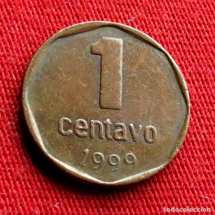 Alte M&uuml;nzen aus Amerika: Argentina 1 centavo 1999