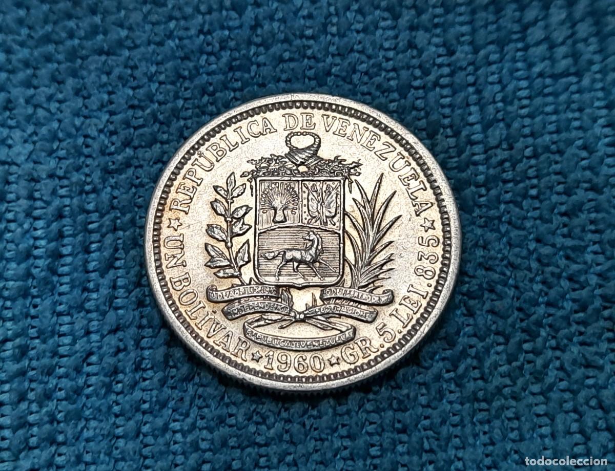 Monnaies anciennes d'Am&eacute;rique: Venezuela, 1 Bolivar 1960