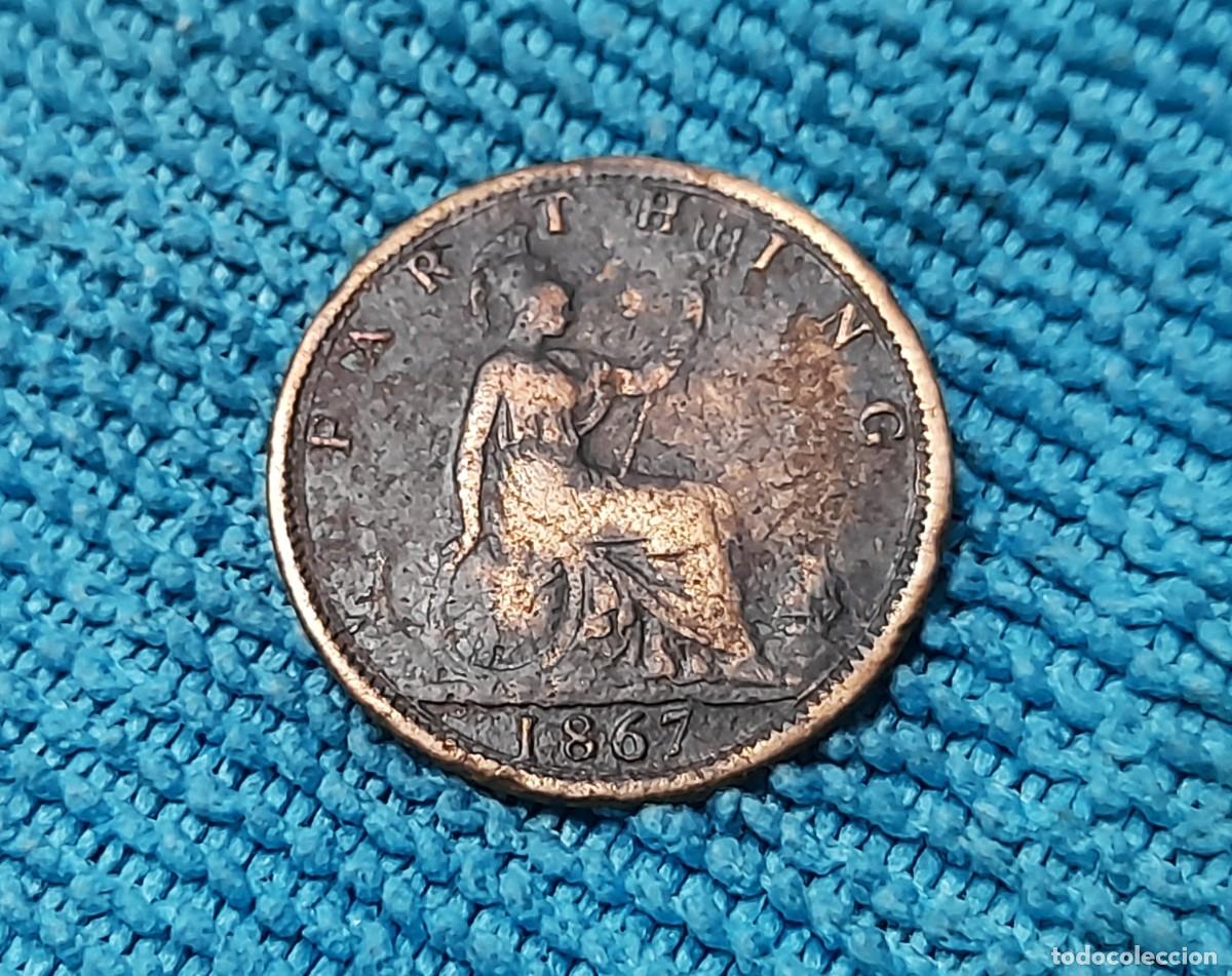 Monnaies anciennes d'Am&eacute;rique: Reino Unido, Victoria, 1 Farthing 1867