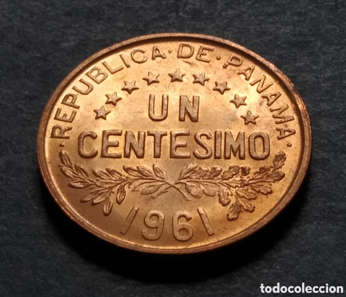 Monedas antiguas de Am&eacute;rica: MONEDA - PANAM&Aacute; 1 CENTESIMO 1961 - Foto 3