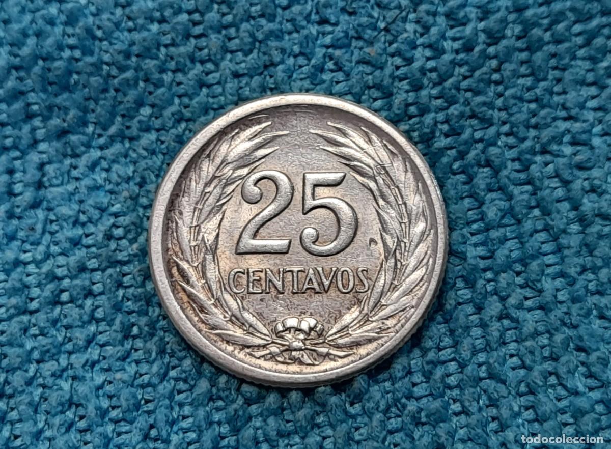 Old Coins of America: El Salvador, 25 Centavos 1953