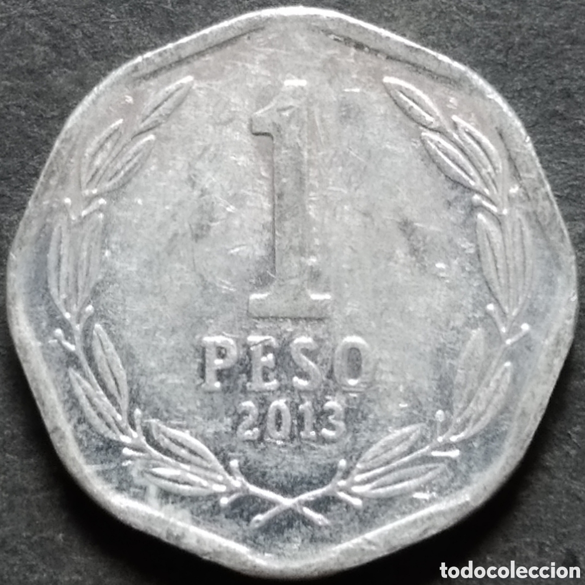 Alte M&uuml;nzen aus Amerika: MONEDA - CHILE 1 PESO 2013