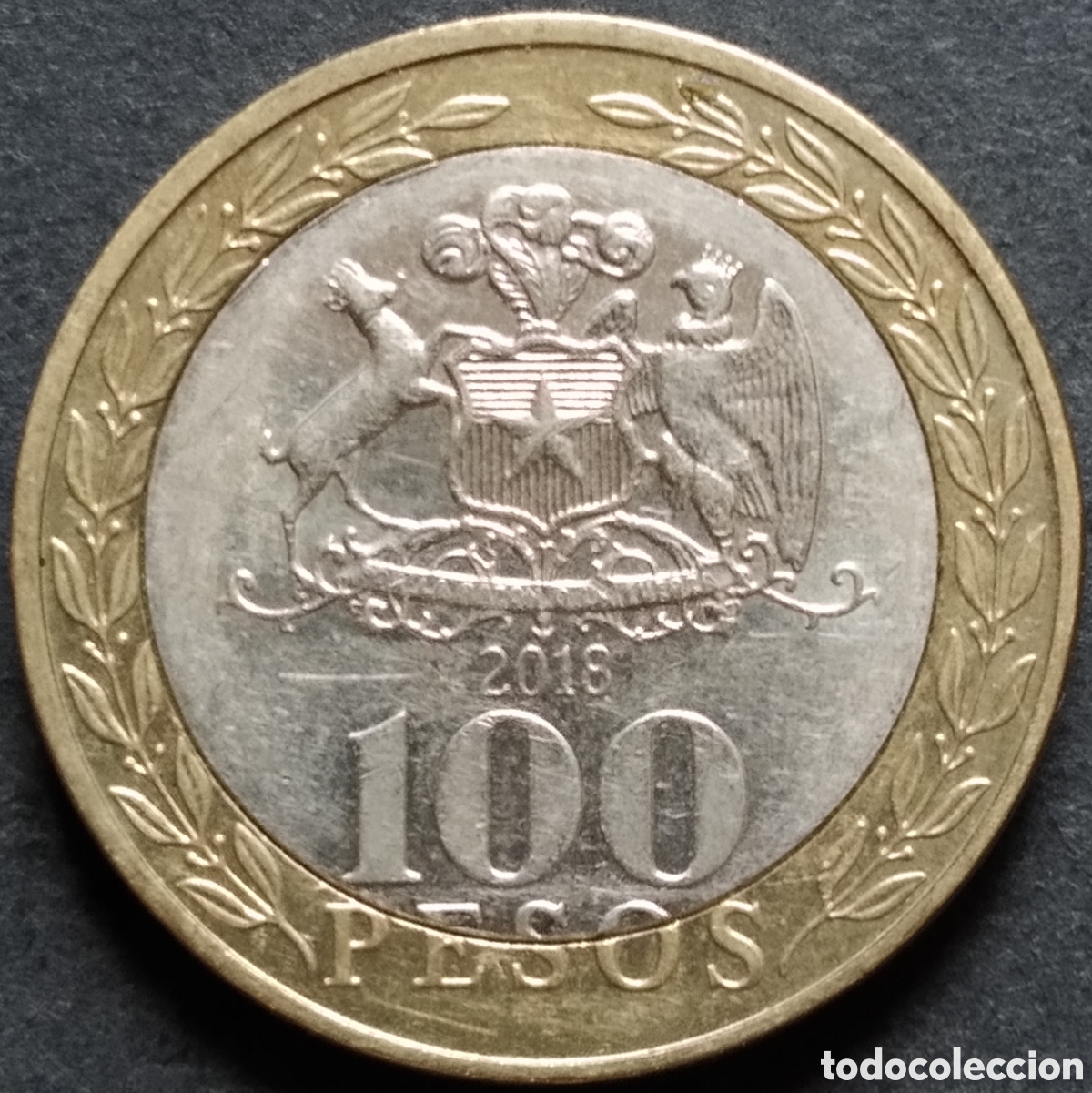 Monete antiche di America: MONEDA - CHILE 100 PESOS 2018