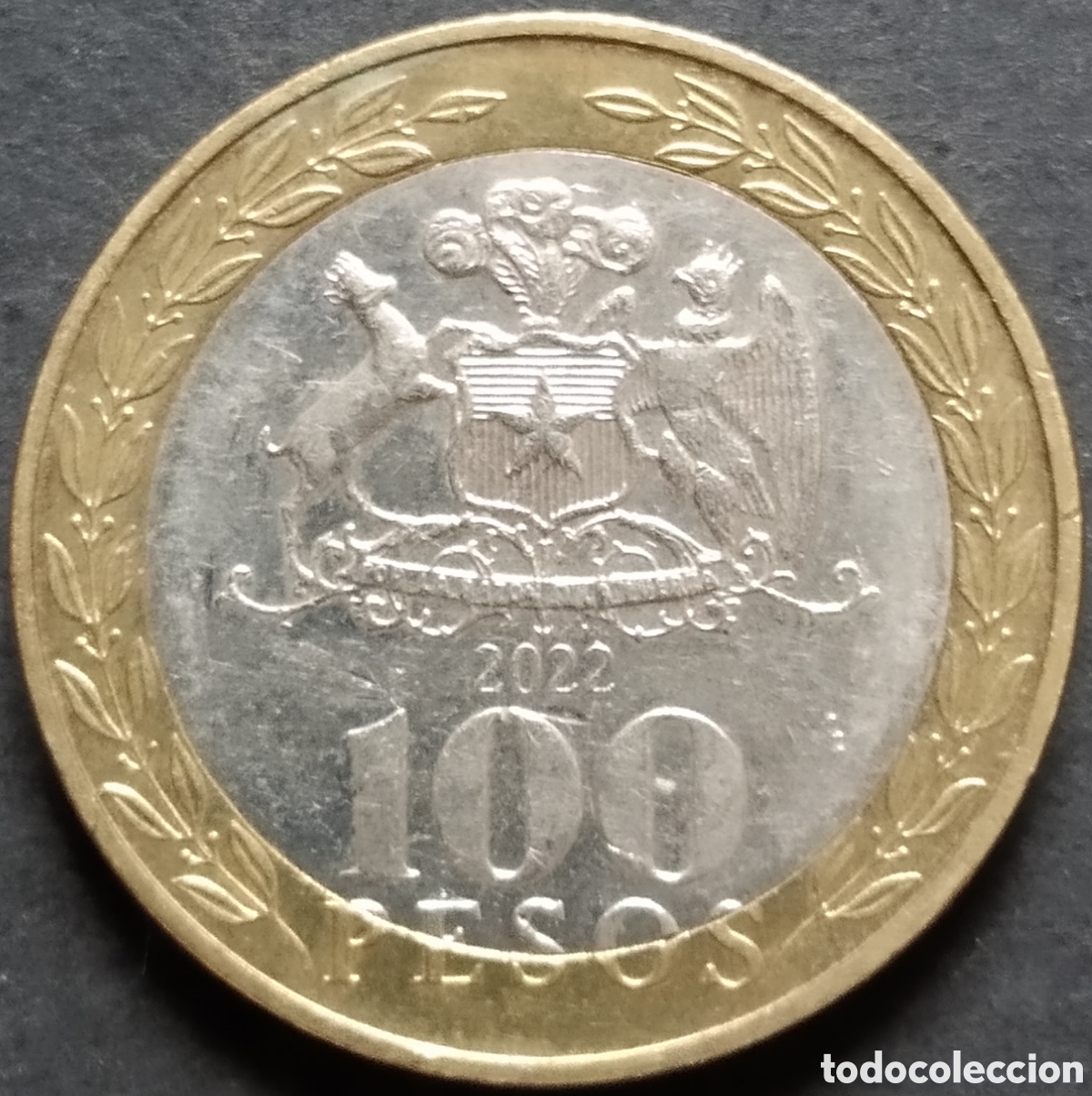 Old Coins of America: MONEDA - CHILE 100 PESOS 2022