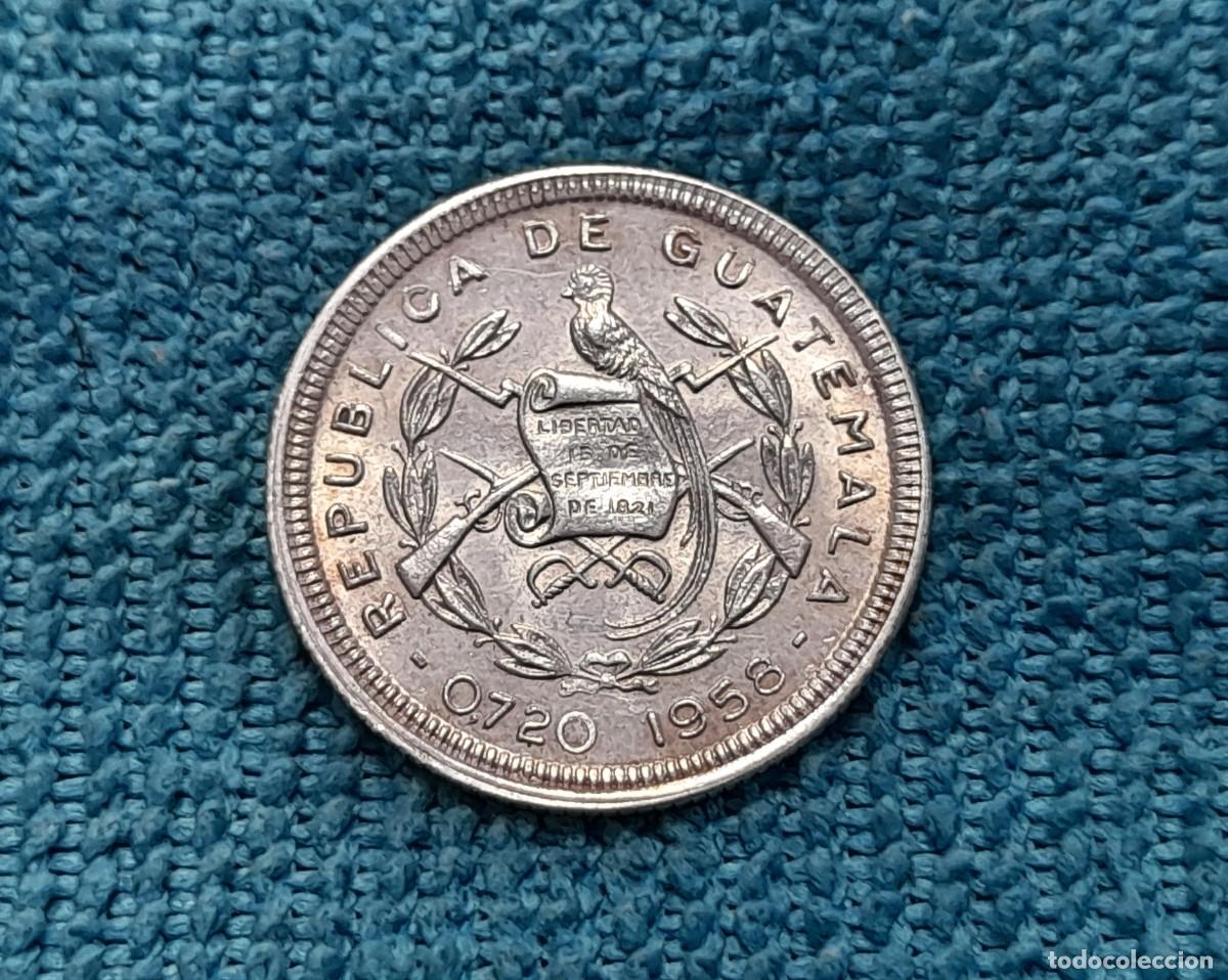Moedas antigas da Am&eacute;rica: Guatemala, 10 Centavos 1958