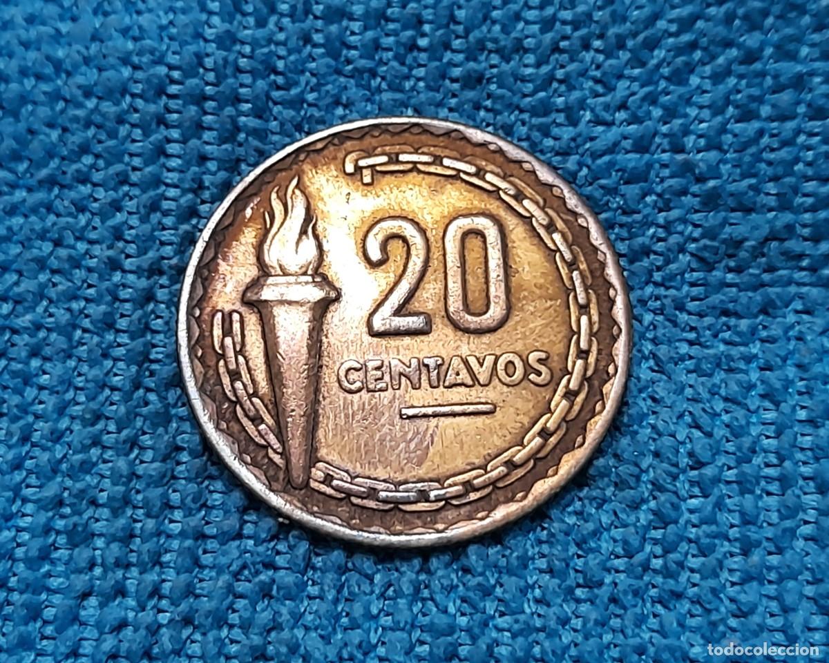Monedas antiguas de Am&eacute;rica: Peru, 20 Centavos 1954 - Foto 1