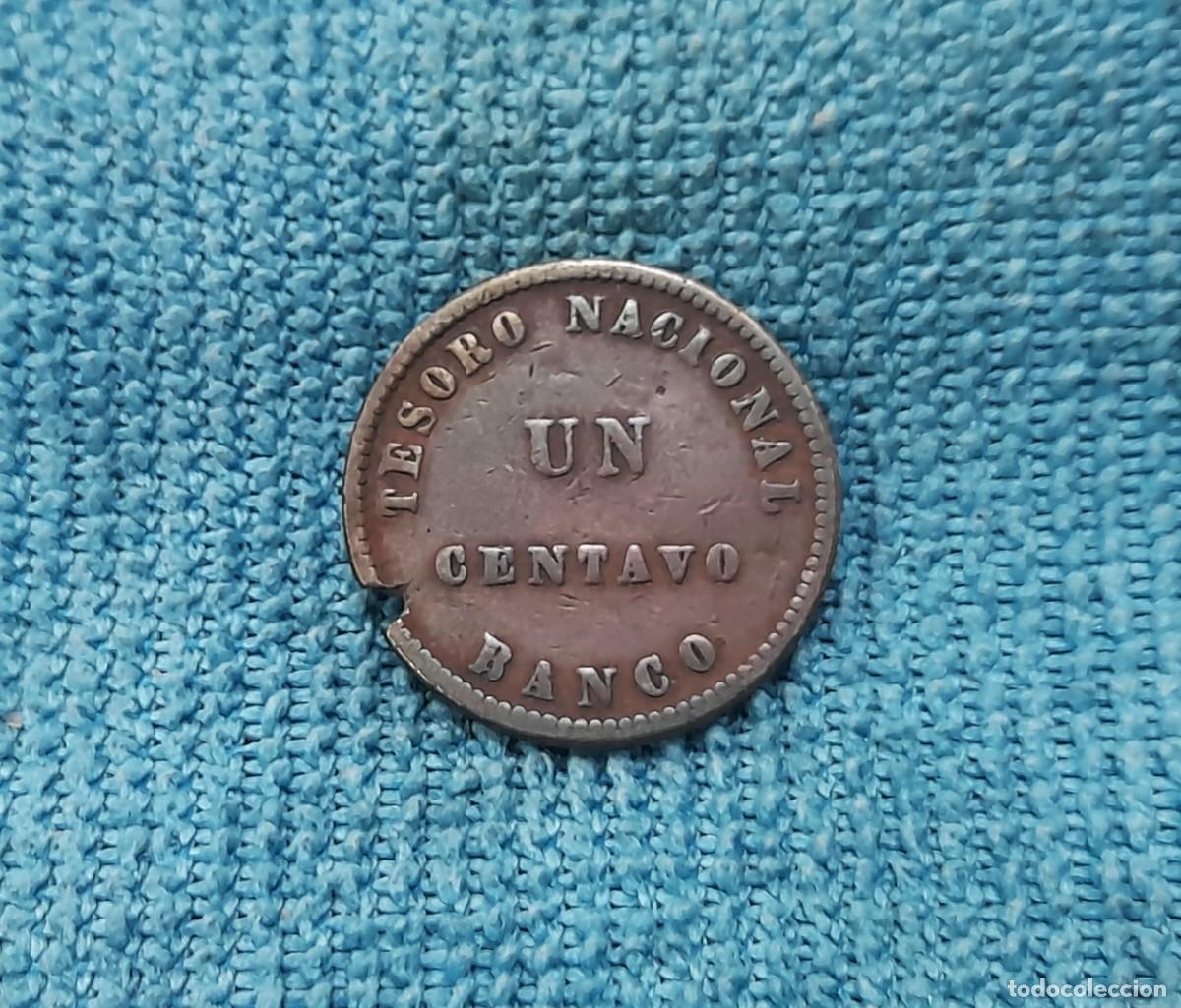 Moedas antigas da Am&eacute;rica: Argentina, 1 Centavo 1854