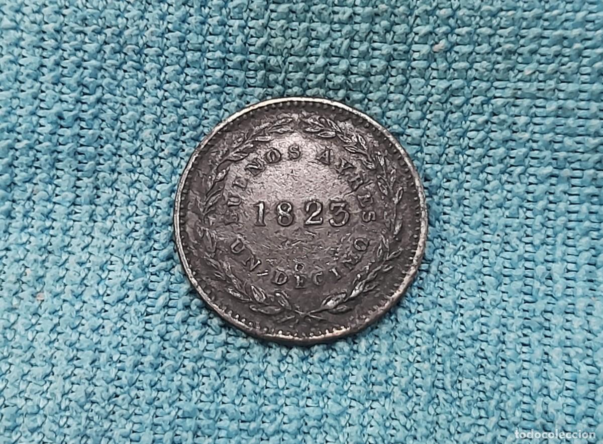 Monedas antiguas de Am&eacute;rica: Argentina, 1 Decimo Real 1823 - Foto 1