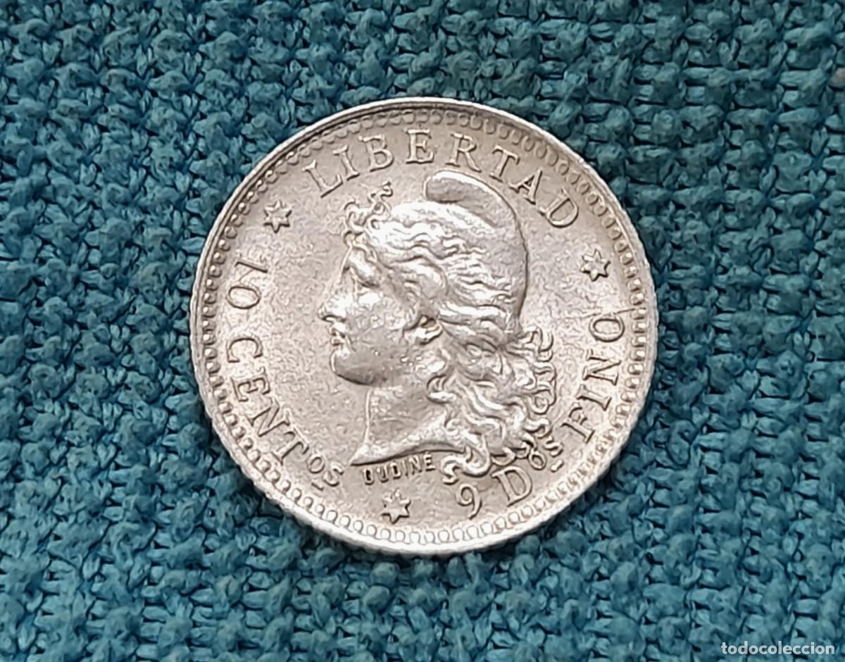 Monedas antiguas de Am&eacute;rica: Argentina, 10 Centavos 1882 - Foto 2