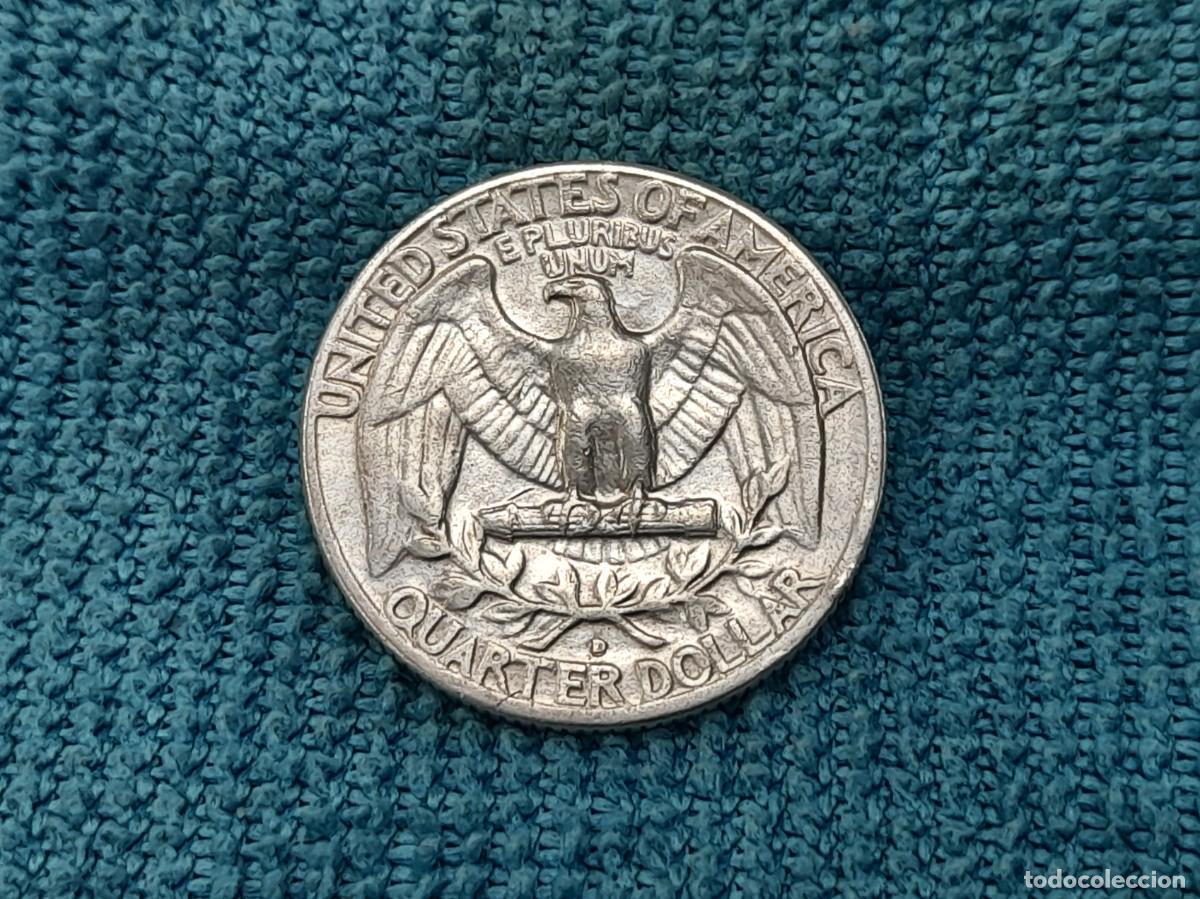 Old Coins of America: Estados Unidos, Quarter Dollar 1958 D