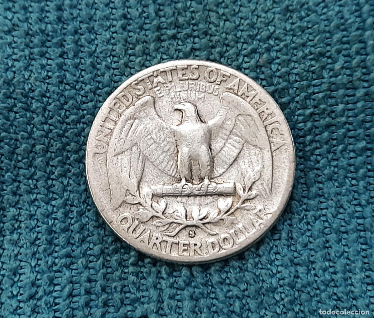 Old Coins of America: Estados Unidos, Quarter Dollar 1948 S