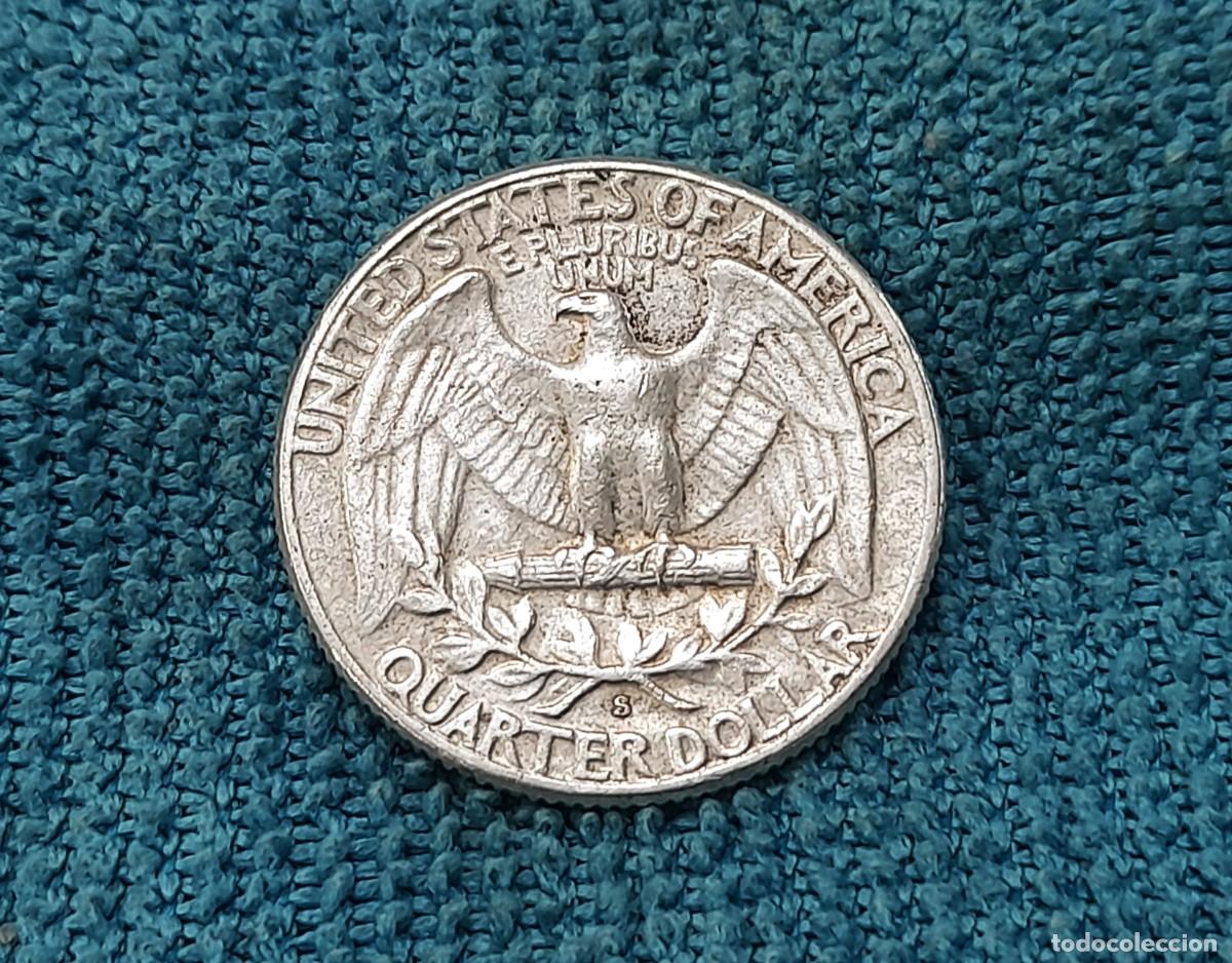 Old Coins of America: Estados Unidos, Quarter Dollar 1954 S