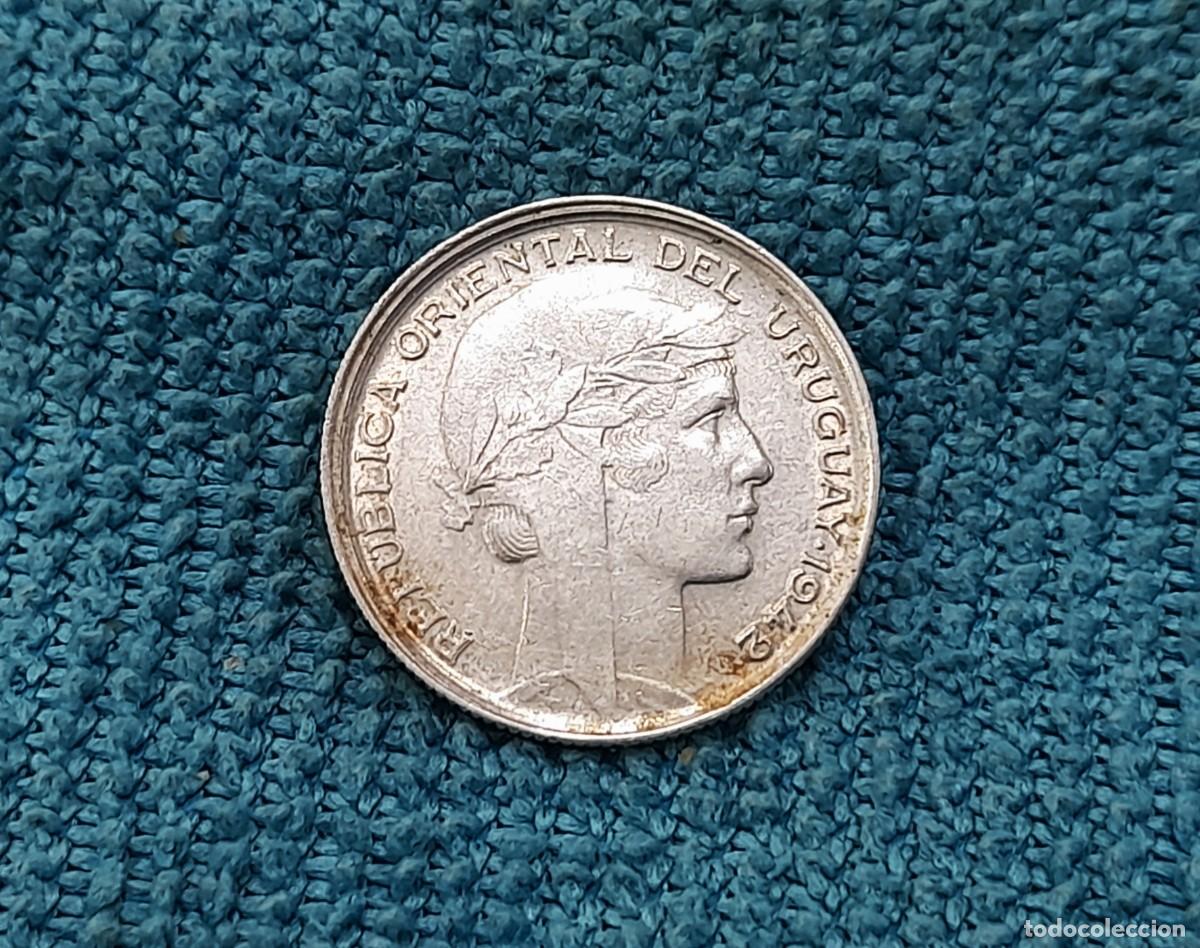 Monedas antiguas de Am&eacute;rica: Uruguay, 20 Centesimos 1942 - Foto 2