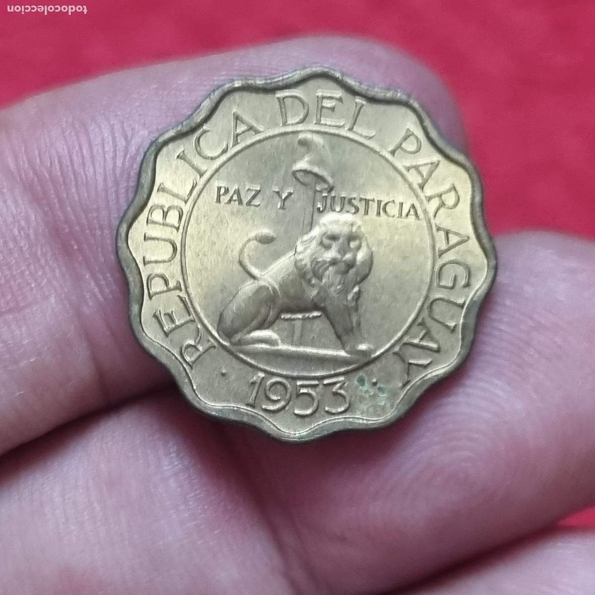 Monete antiche di America: MONEDA PARAGUAY 15 CENTIMOS 1953 EBC ORIGINAL C40
