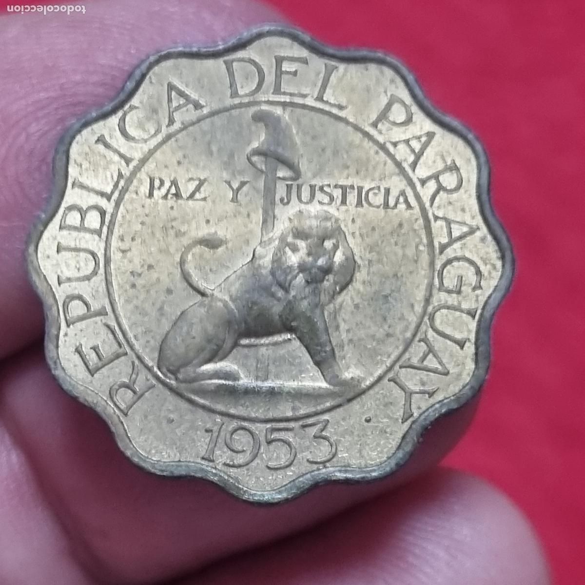 Monete antiche di America: MONEDA PARAGUAY 50 CENTIMOS 1953 EBC ORIGINAL C40