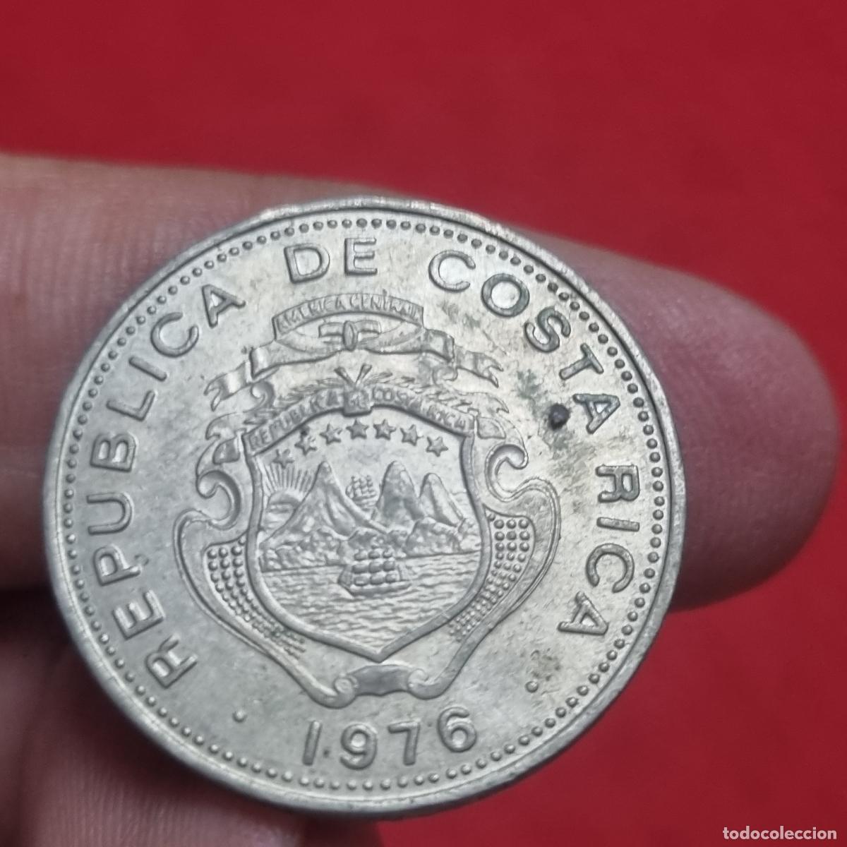 Moedas antigas da Am&eacute;rica: MONEDA COSTA RICA 50 CENTIMOS 1976 MBC ORIGINAL C40