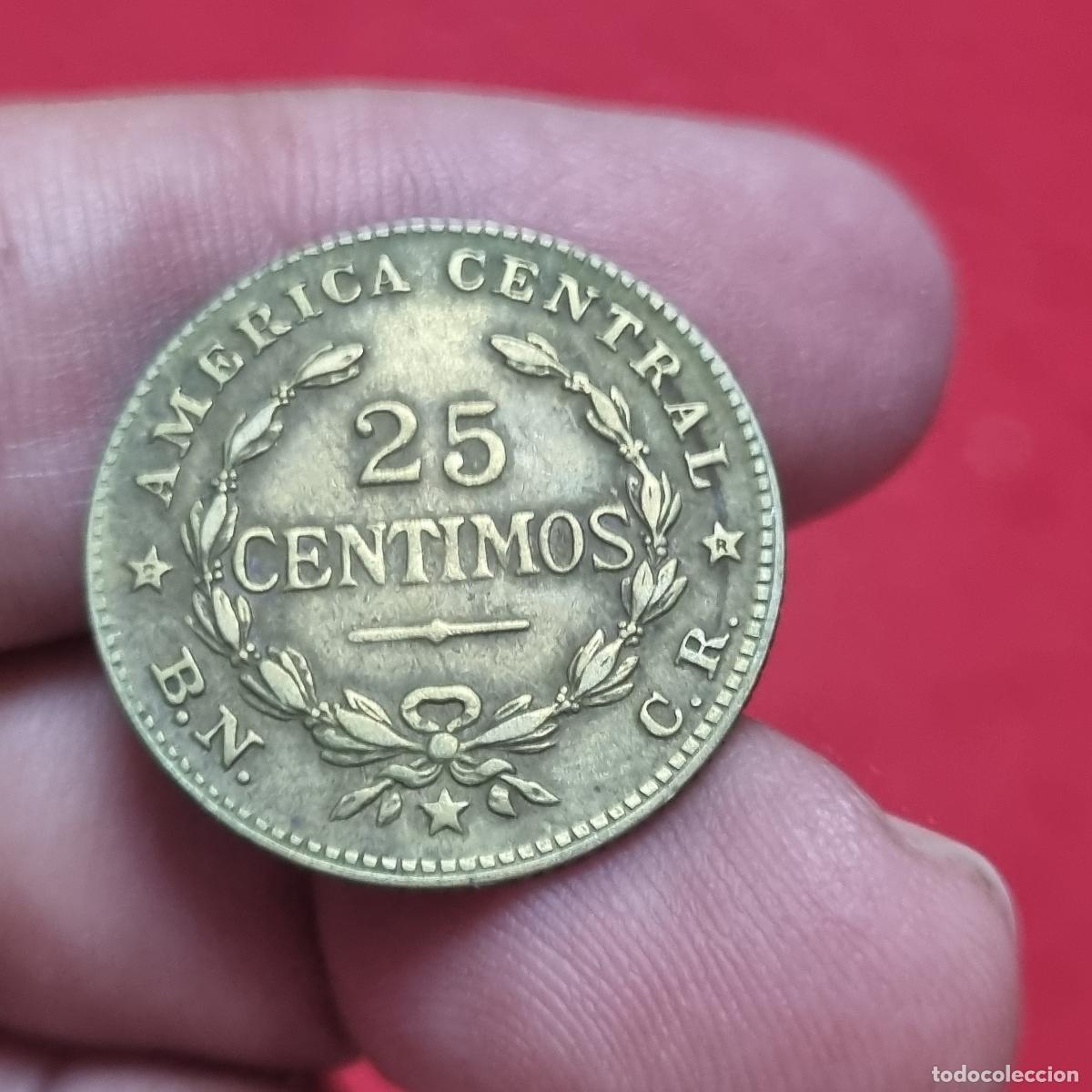 Alte M&uuml;nzen aus Amerika: MONEDA COSTA RICA 25 CENTIMOS 1946 MBC ORIGINAL C40