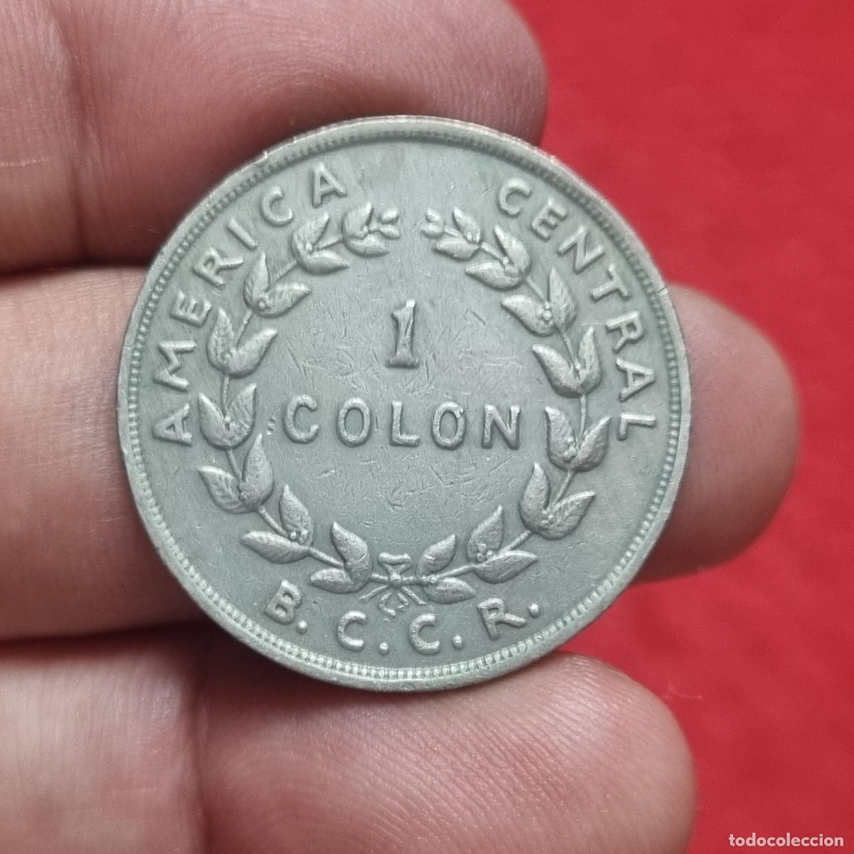 Alte M&uuml;nzen aus Amerika: MONEDA COSTA RICA 1 COLON 1968 MBC+ ORIGINAL C40