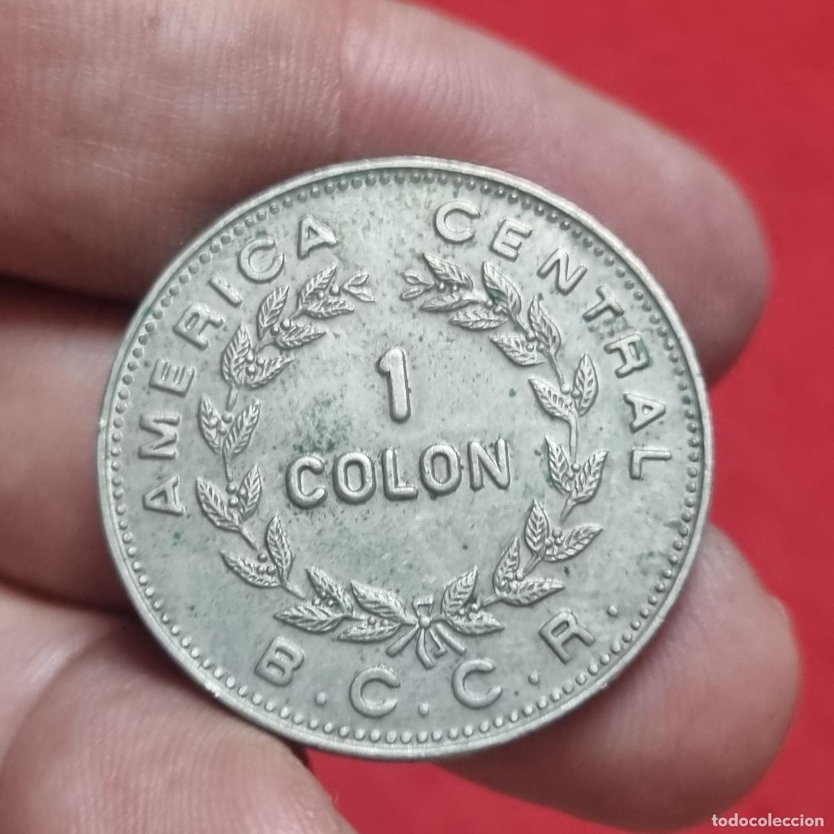 Alte M&uuml;nzen aus Amerika: MONEDA COSTA RICA 1 COLON 1975 MBC+ ORIGINAL C40