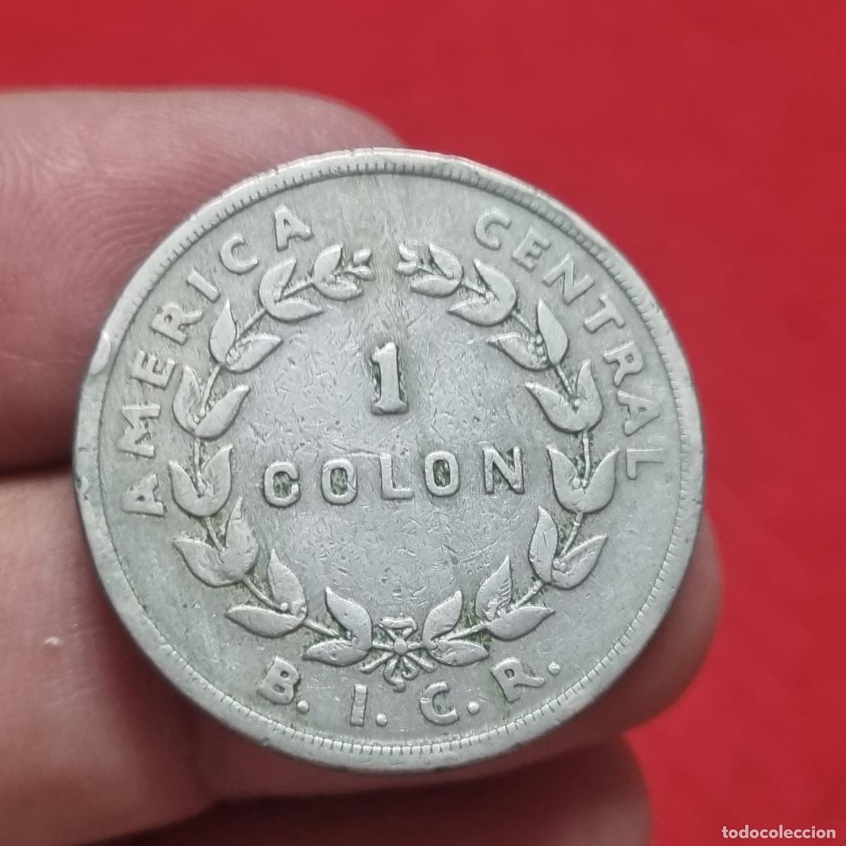 Alte M&uuml;nzen aus Amerika: MONEDA COSTA RICA 1 COLON 1935 MBC+ ORIGINAL C40