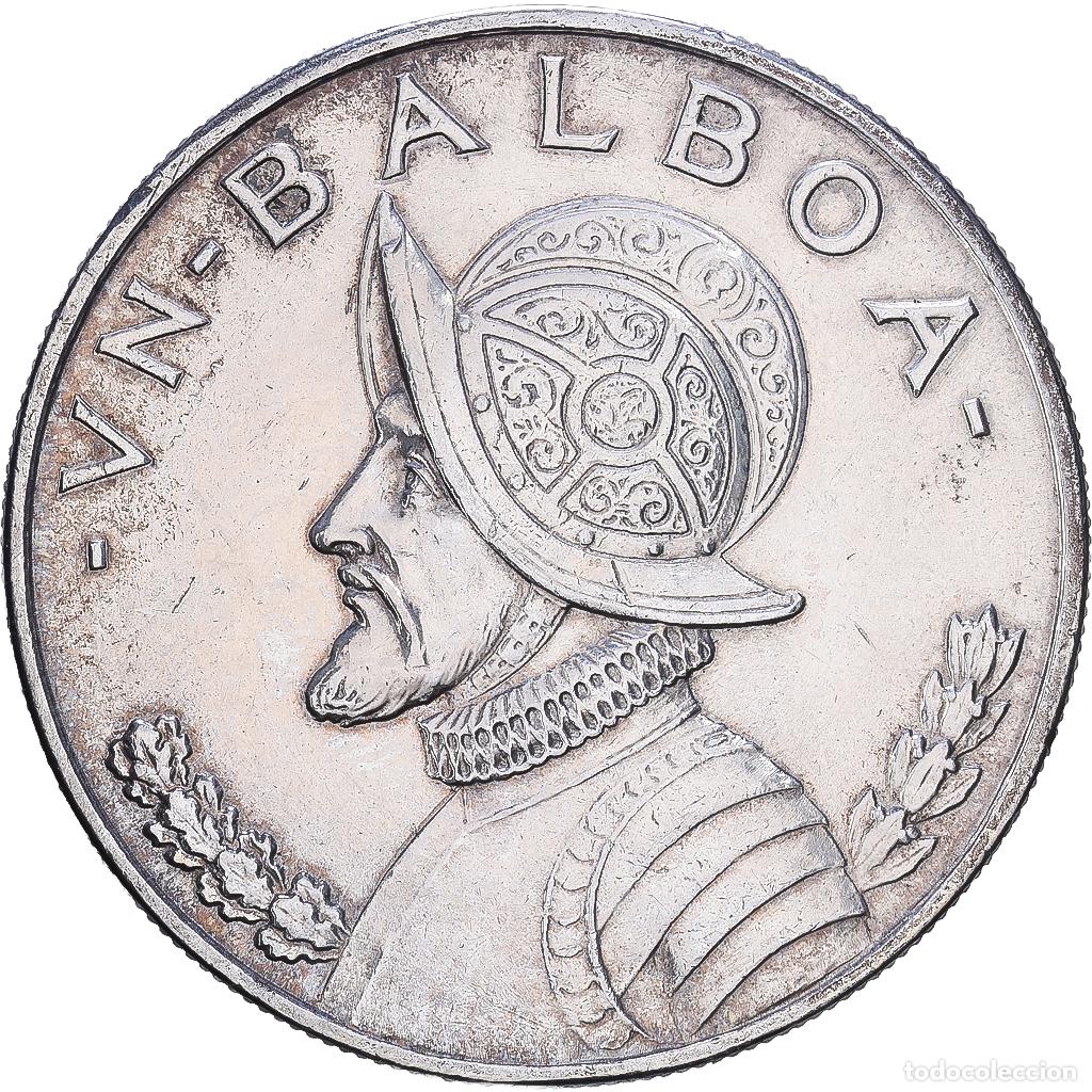 Moedas antigas da Am&eacute;rica: [#1547689] Panam&aacute;, Balboa, 1947, Philadelphia, Plata, MBC+, KM:13