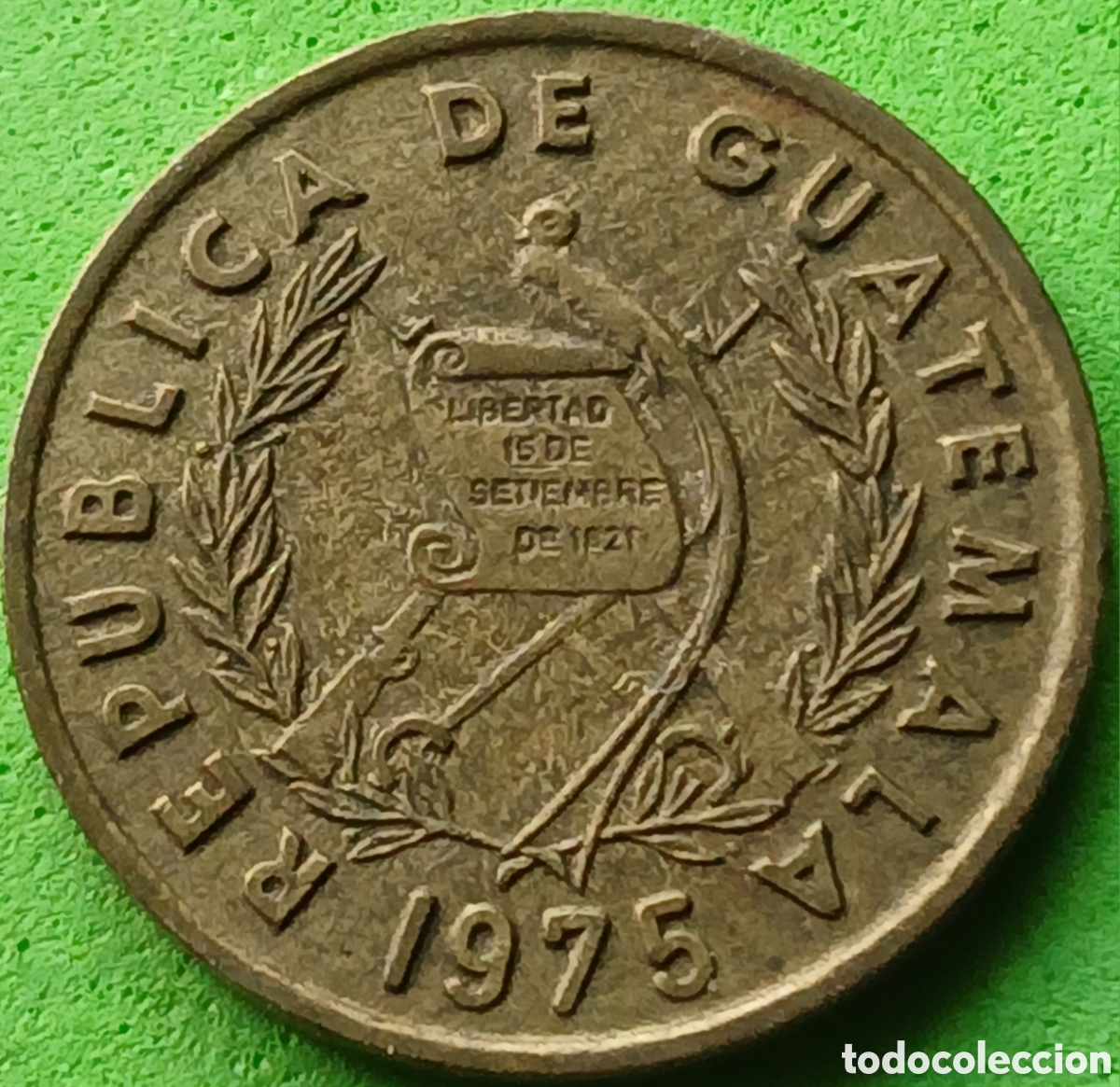 Moedas antigas da Am&eacute;rica: Guatemala 1 centavo 1975 km#275 poco com&uacute;n