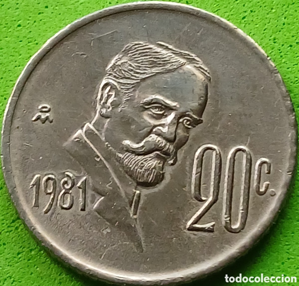 Moedas antigas da Am&eacute;rica: M&eacute;xico 20 centavos 1981 km#442