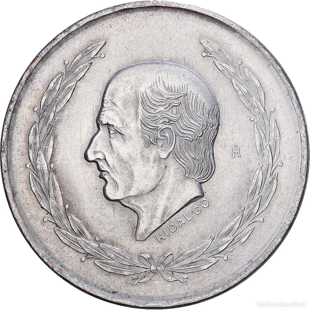 Alte M&uuml;nzen aus Amerika: [#1547709] M&eacute;xico, 5 Pesos, Hidalgo, 1953, Mexico City, Plata, EBC, KM:467