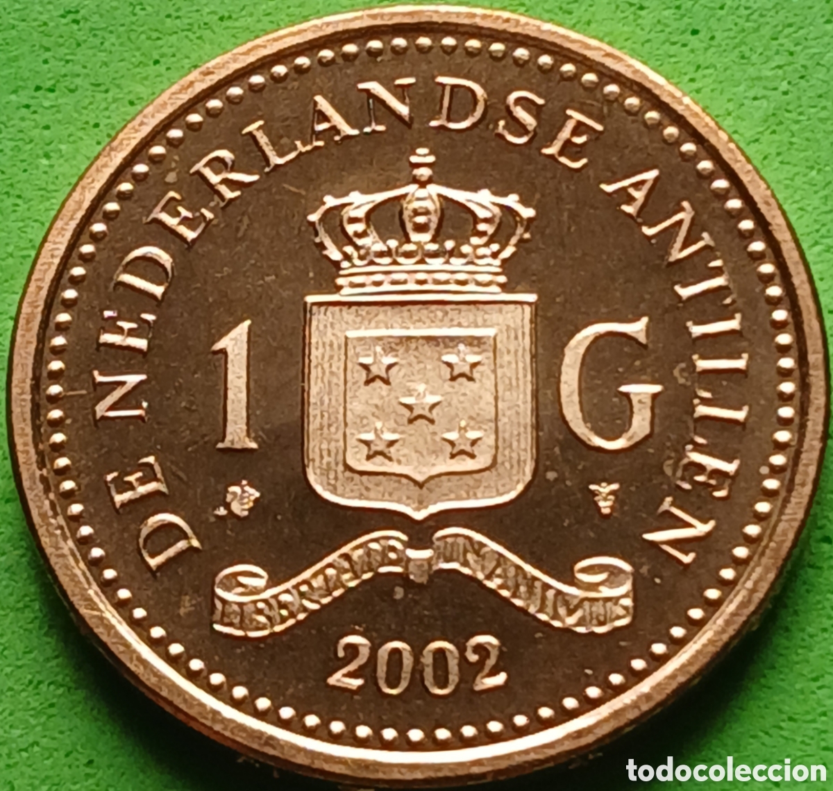 Alte M&uuml;nzen aus Amerika: Antillas Neerlandesas 1 gulden 2002 km#37 MINT SET/ RARA (R) !!