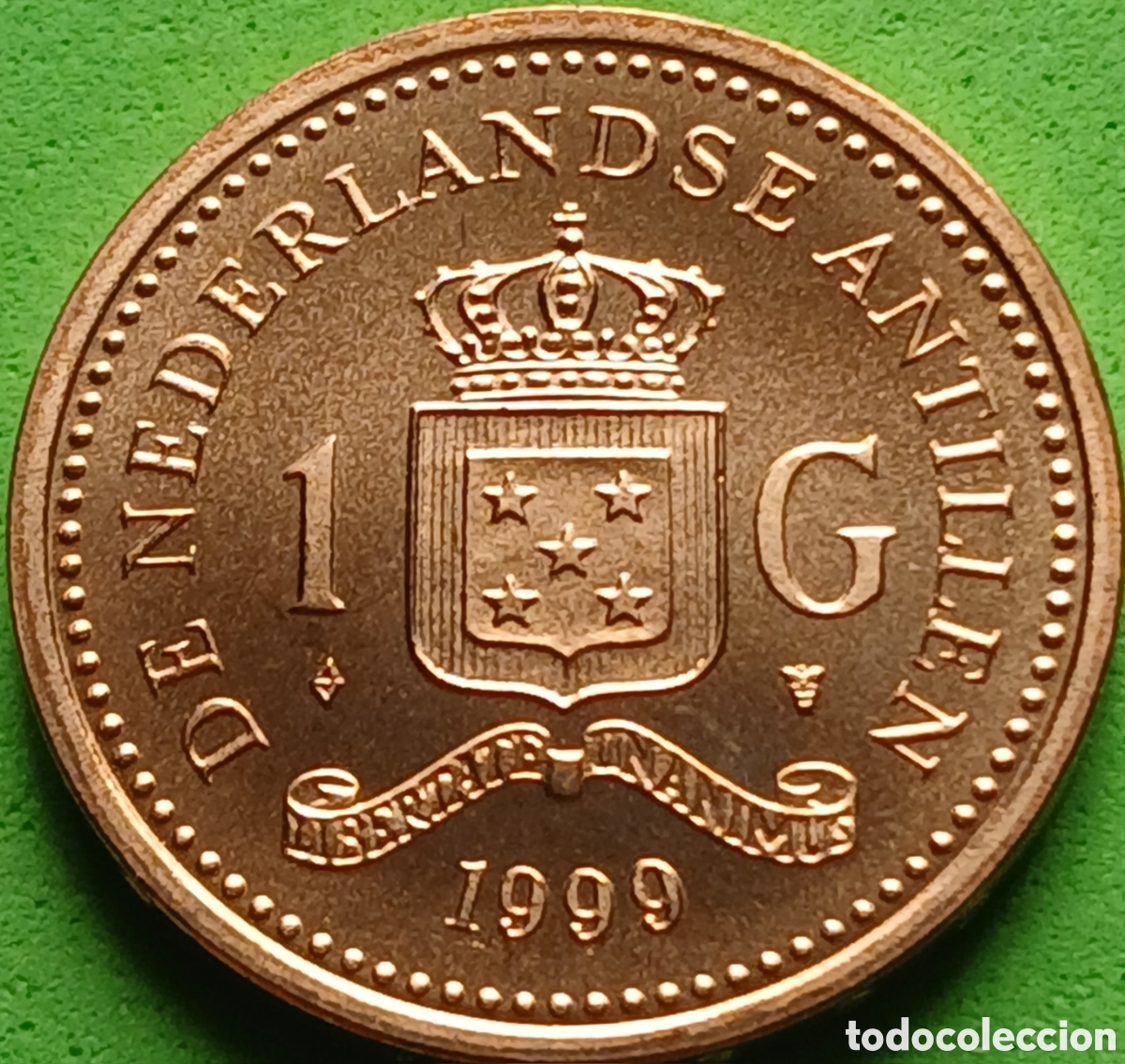 Alte M&uuml;nzen aus Amerika: Antillas Neerlandesas 1 gulden 1999 km#37 MINT SET/ RARA (R)!!!
