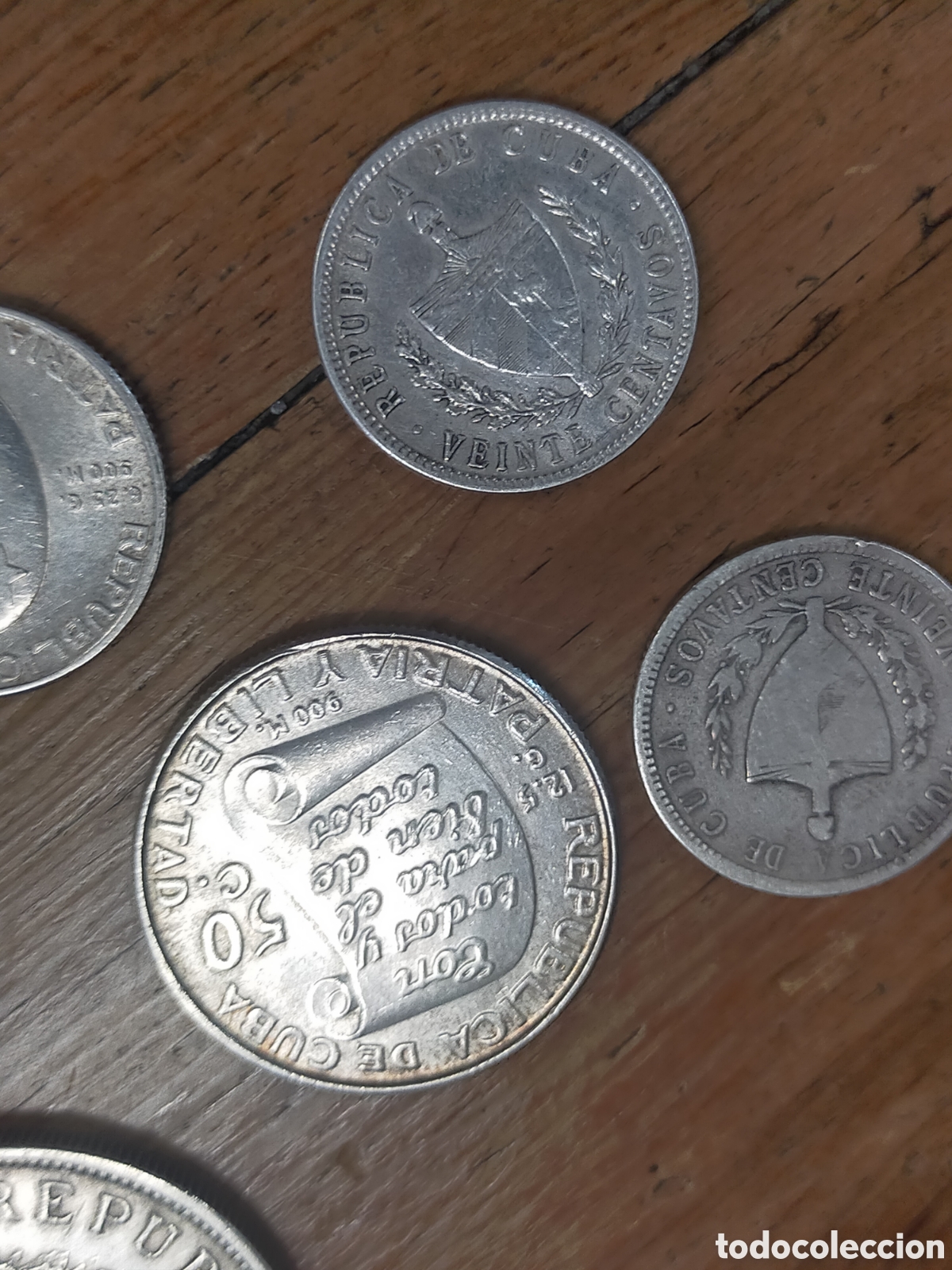 Monedas antiguas de Am&eacute;rica: 7 Monedas plata variadas de Cuba - Foto 6