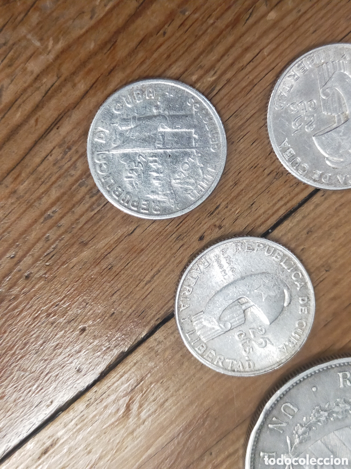 Monedas antiguas de Am&eacute;rica: 7 Monedas plata variadas de Cuba - Foto 8