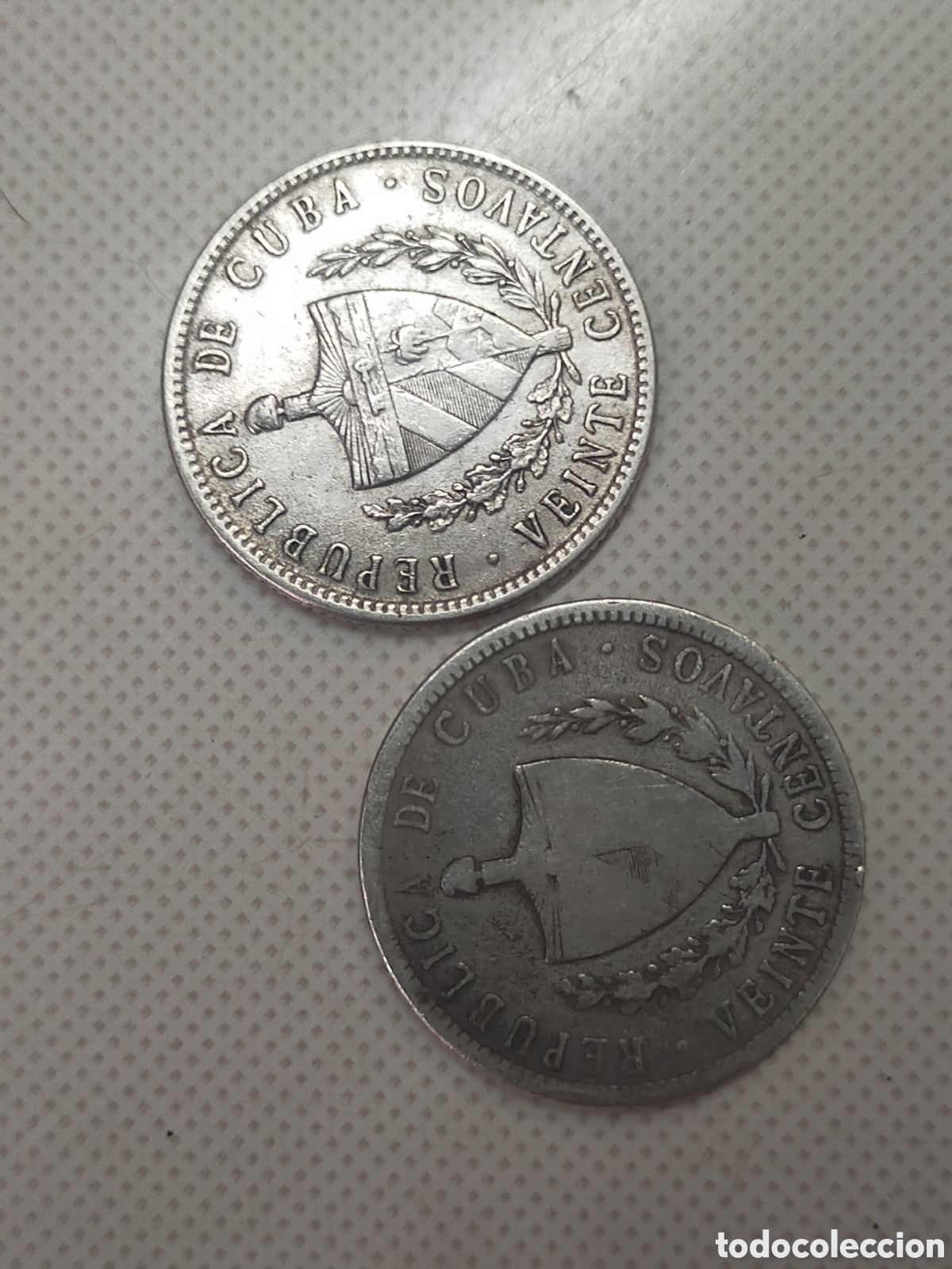 Monedas antiguas de Am&eacute;rica: 7 Monedas plata variadas de Cuba - Foto 12