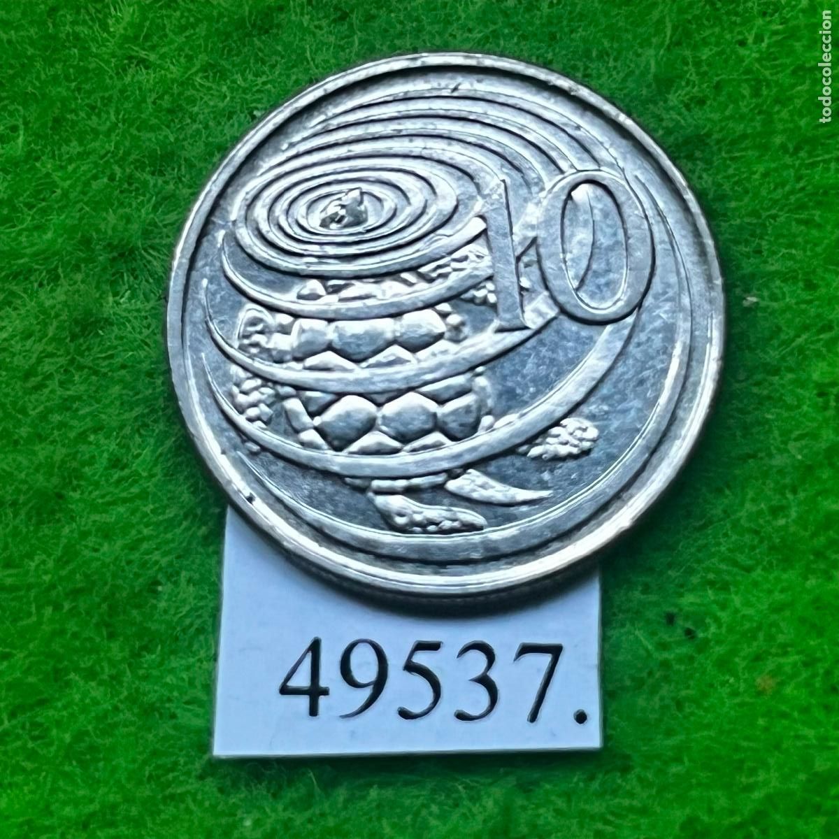 Monete antiche di America: Islas Cayman, 10 c&eacute;ntimos 2005, Cayman Islands