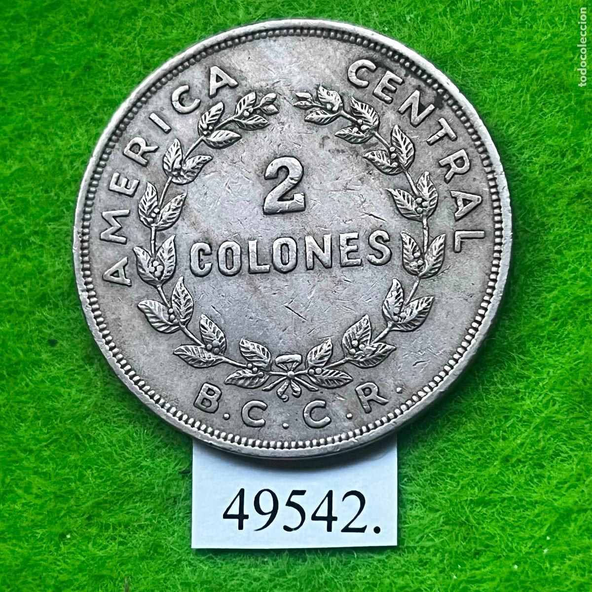 Monete antiche di America: Costa Rica 2 colones 1968