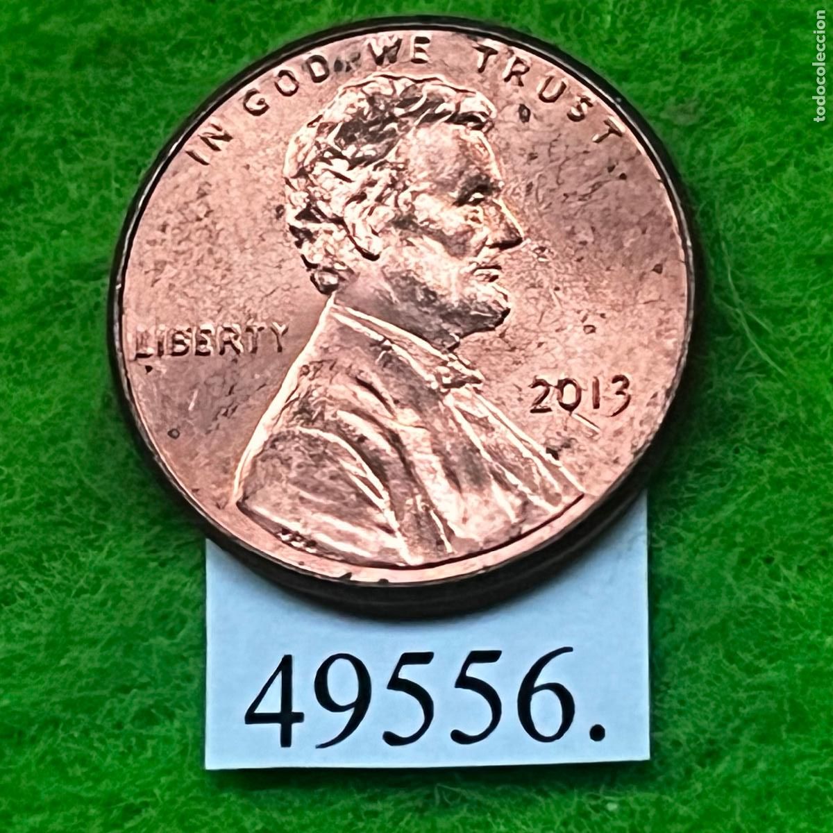 Monedas antiguas de Am&eacute;rica: Estados Unidos de America, 1 centavo, 2013 (P), c&eacute;ntimo, USA
