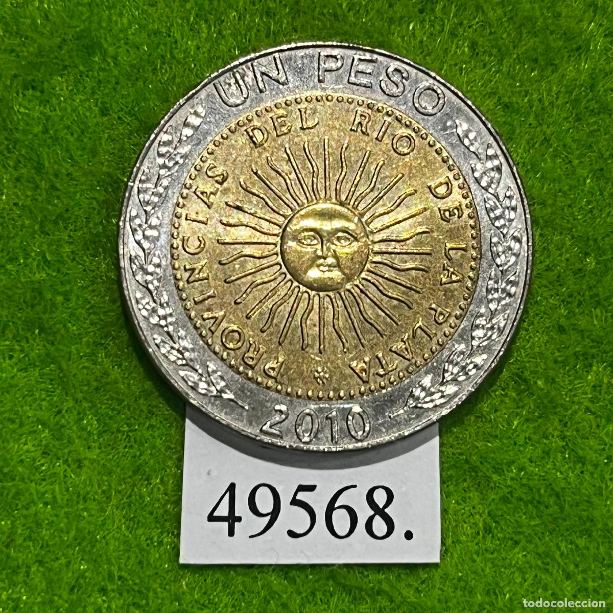 Monedas antiguas de Am&eacute;rica: Argentina 1 peso 2010, bimet&aacute;lica, PROVINCIAS DEL RIO DE LA PLATA