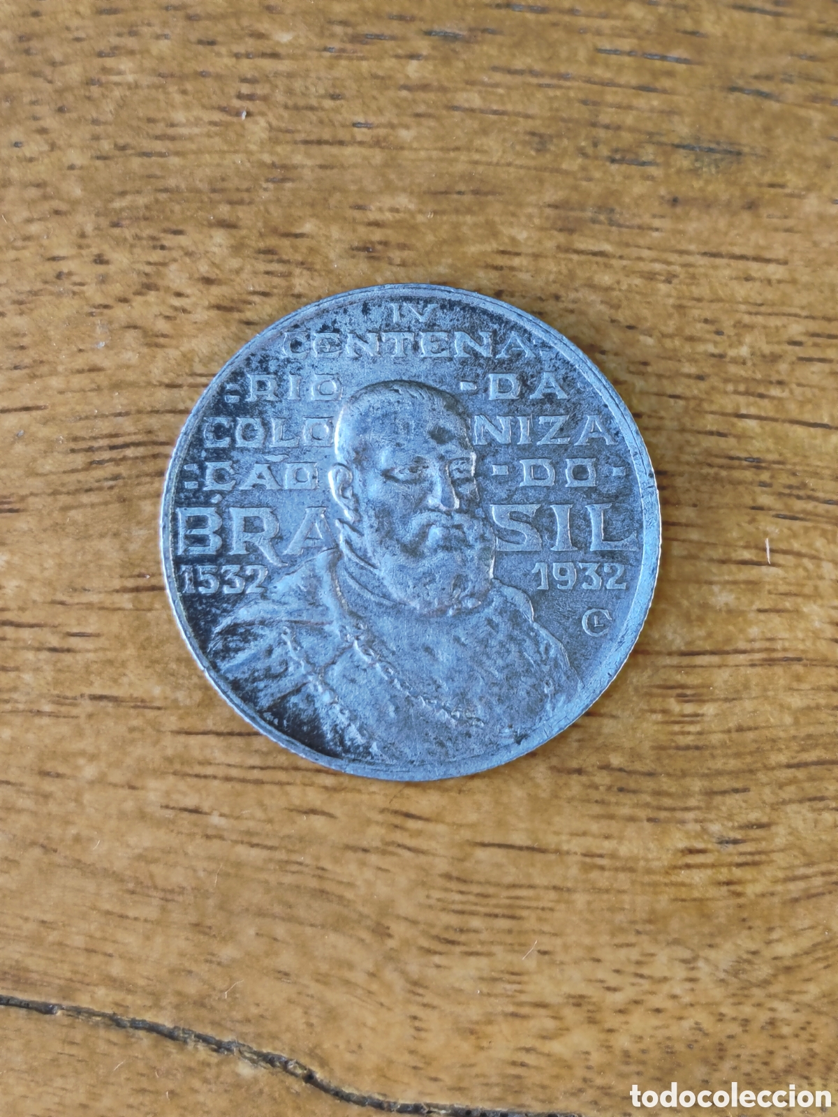 Monedas antiguas de Am&eacute;rica: 2000 reis Brasil 1932 plata 0.500