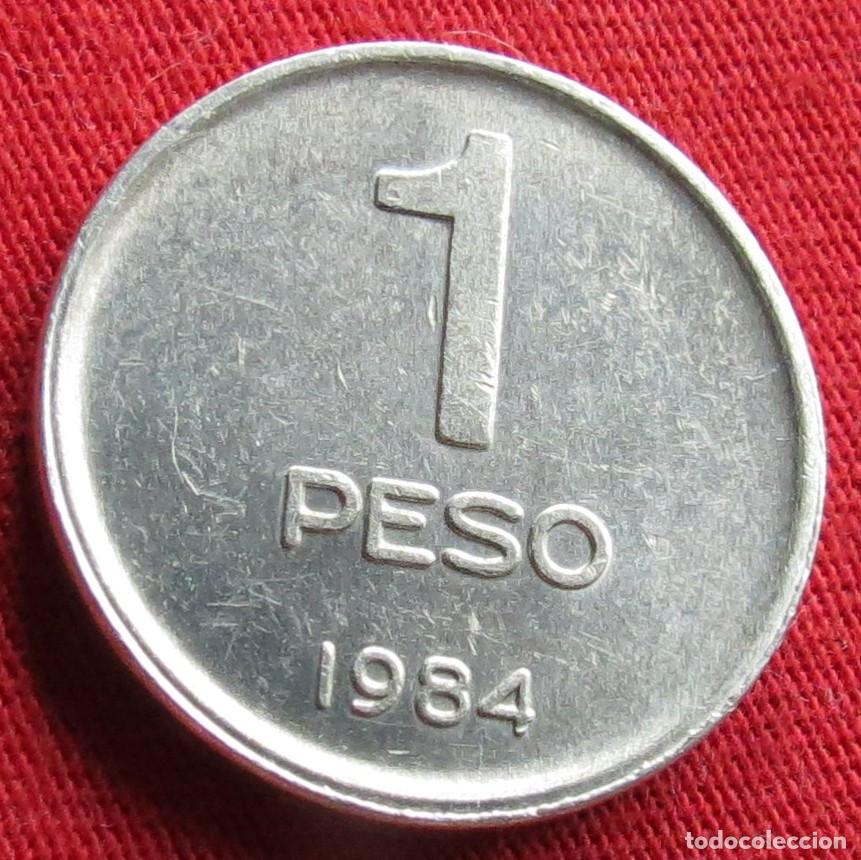 Monete antiche di America: Argentina 1 peso 1984