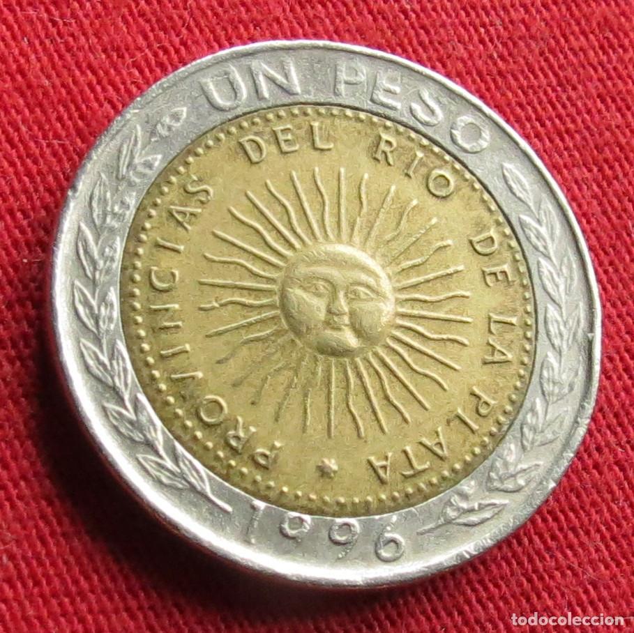 Monete antiche di America: Argentina 1 peso 1996