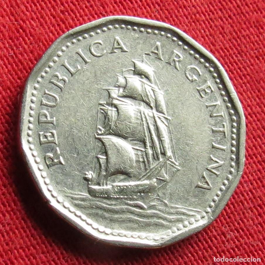 Monete antiche di America: Argentina 5 pesos 1965