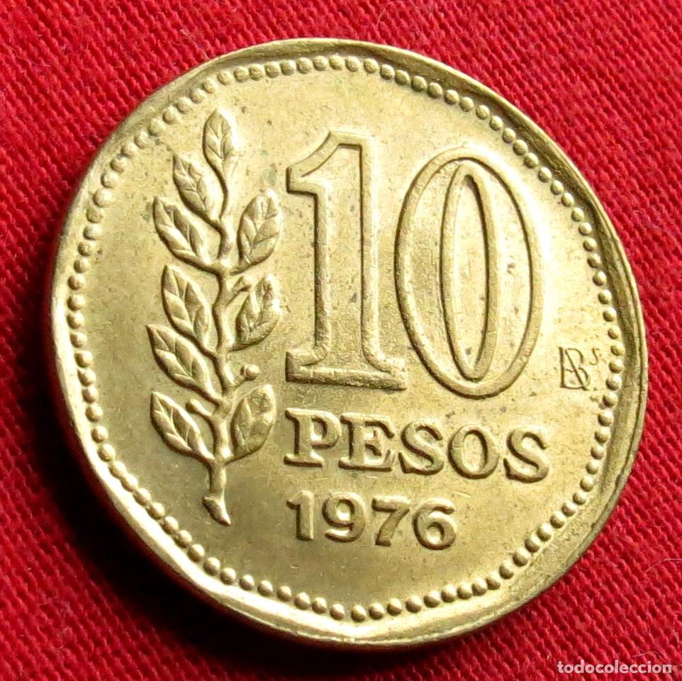 Monete antiche di America: Argentina 10 pesos 1976