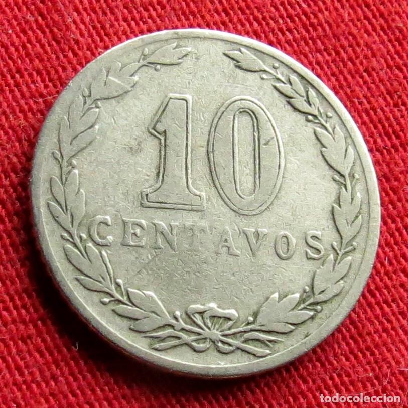 Alte M&uuml;nzen aus Amerika: Argentina 10 centavos 1926