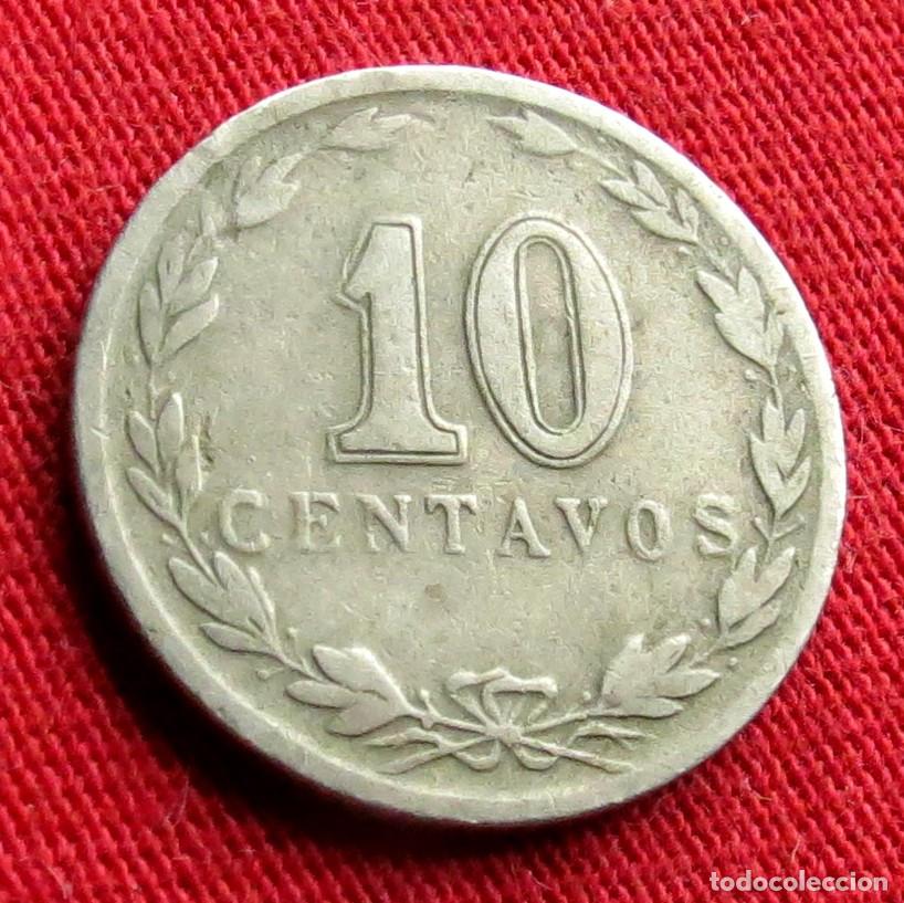 Monedas antiguas de Am&eacute;rica: Argentina 10 centavos 1928