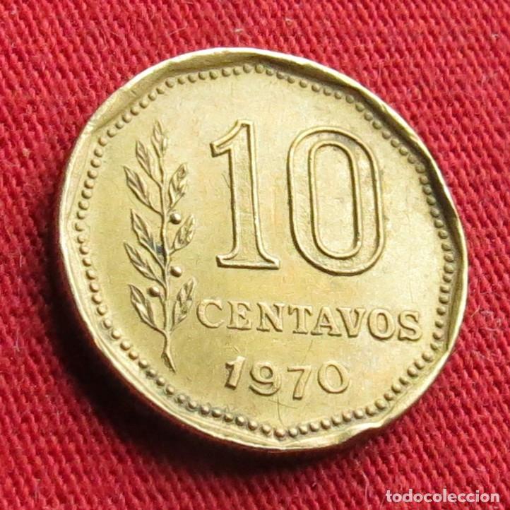 Monnaies anciennes d'Am&eacute;rique: Argentina 10 centavos 1970