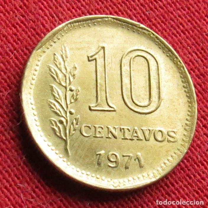 Monnaies anciennes d'Am&eacute;rique: Argentina 10 centavos 1971